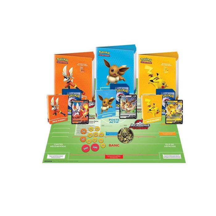 Jogo Pokémon Battle Academy com 180 Cartas (em Francês)