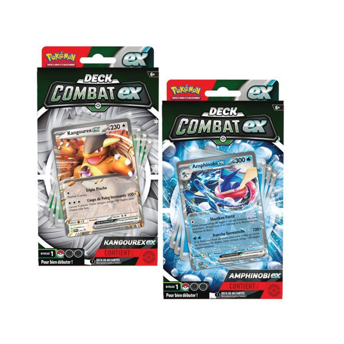 Pokémon Deck Combat Amphinobi/Kangourex 60 Cartas (em Francês)