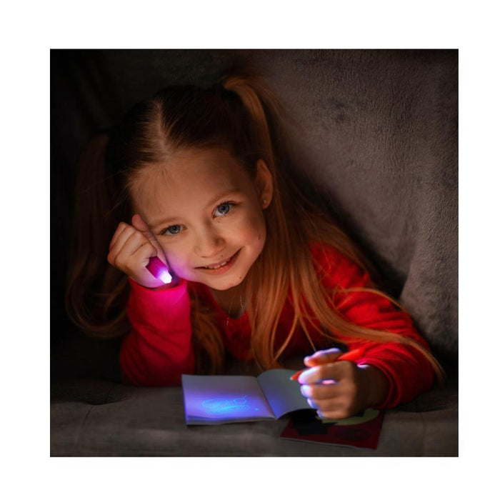 Caderno e Caneta Mágica com Luz UV Twiddlers