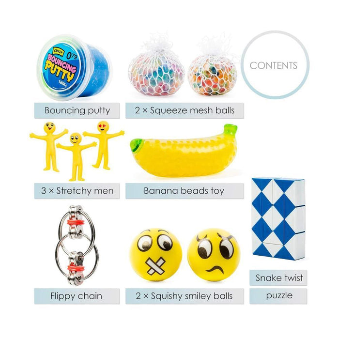 11 Brinquedos Sensoriais Twiddlers Fidget Toys