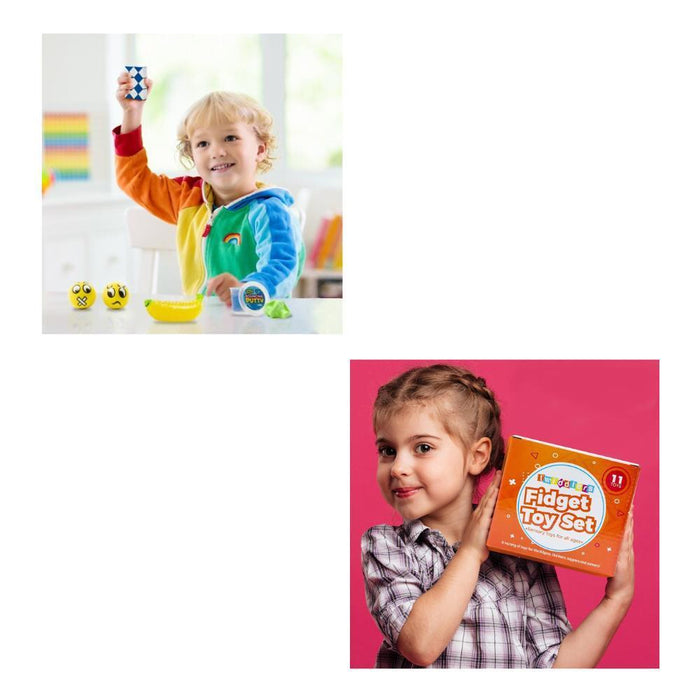 11 Brinquedos Sensoriais Twiddlers Fidget Toys