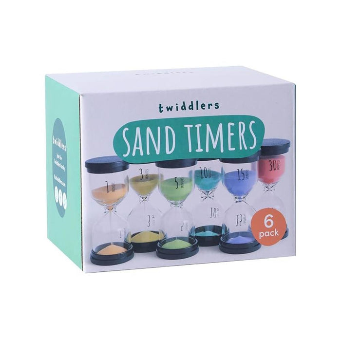 6 Ampulhetas Twiddlers 1 a 30 minutos