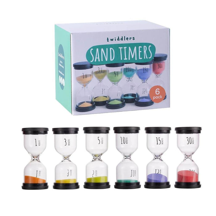 6 Ampulhetas Twiddlers 1 a 30 minutos