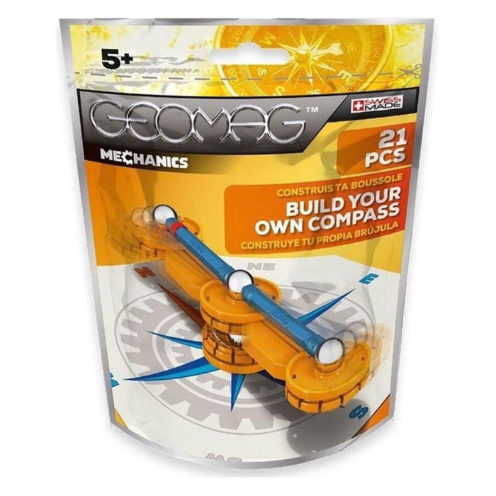 Conjunto para Construção de Bússola Geomag Mechanics 21 Peças