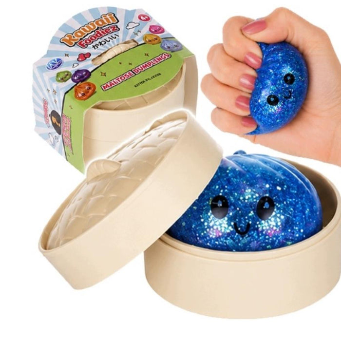 Squishy Dumplings Kawaii Foodiez Glitter 5cm