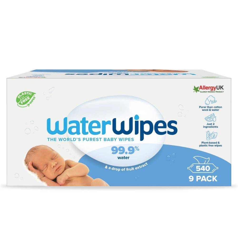 Toalhitas Bio WaterWipes 9x60 unidades