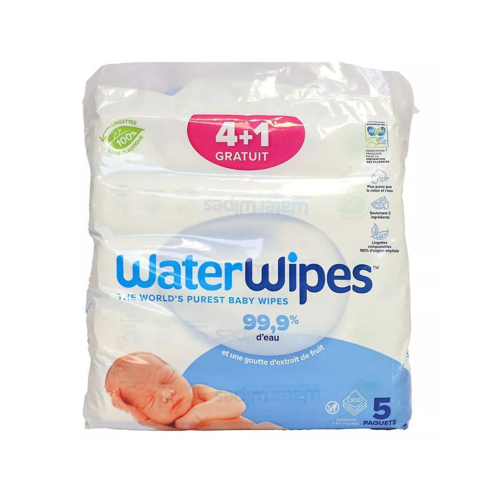 Toalhitas Bio WaterWipes 4+1x60 unidades