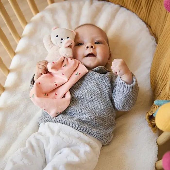 Oso Doudou Hojas de Amor en Caja