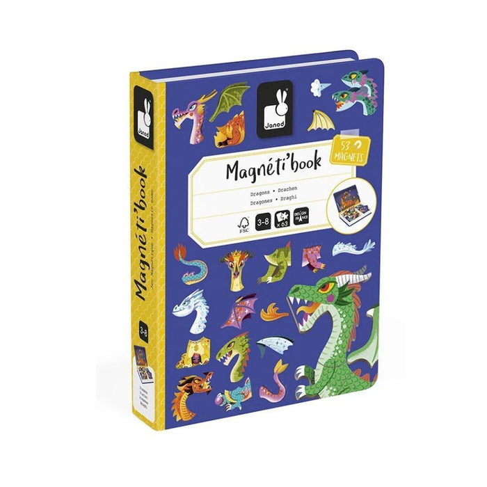 Jogo Janod MagnetiBook Dragões