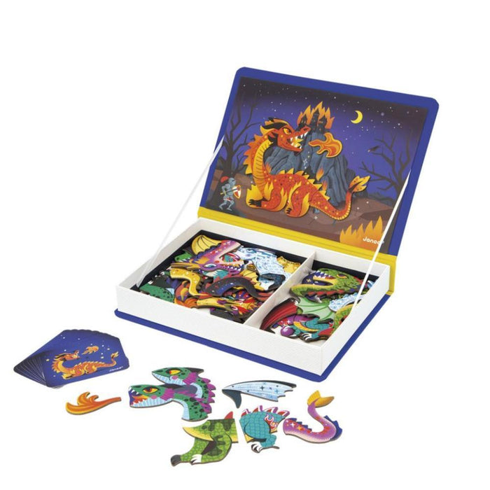 Jogo Janod MagnetiBook Dragões