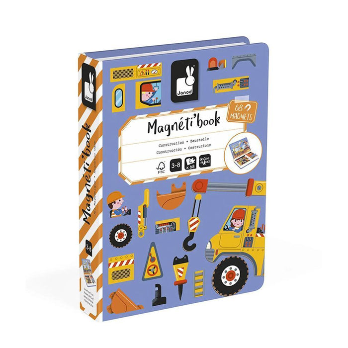 Jogo Janod MagnetiBook Construção