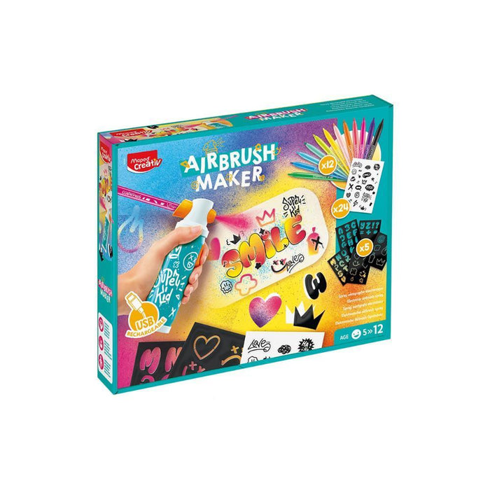 Maped Creativ Kit Graffiti com Aéografo Elétrico