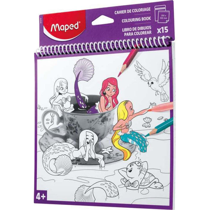 Bloc para colorear Maped con 15 páginas desprendibles