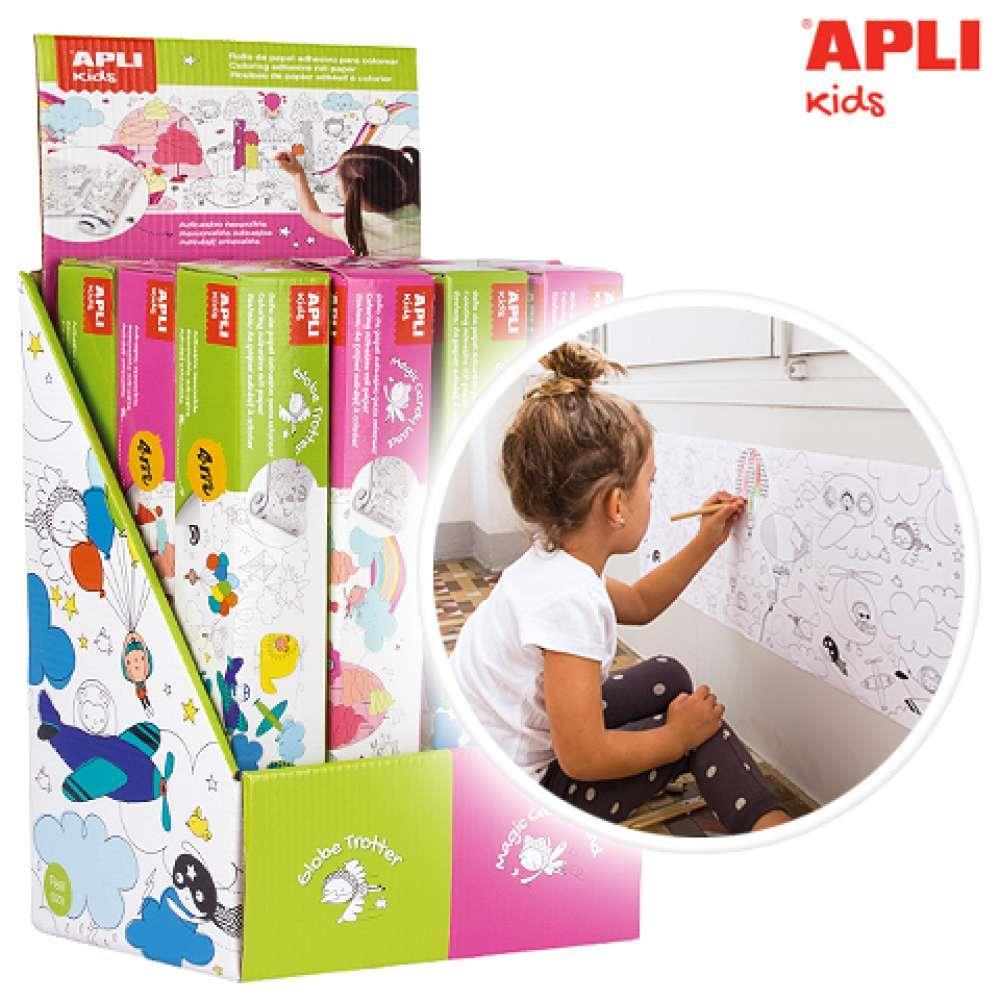 ApliKids Rolo Cola e Pinta 2 Desenhos EXP12