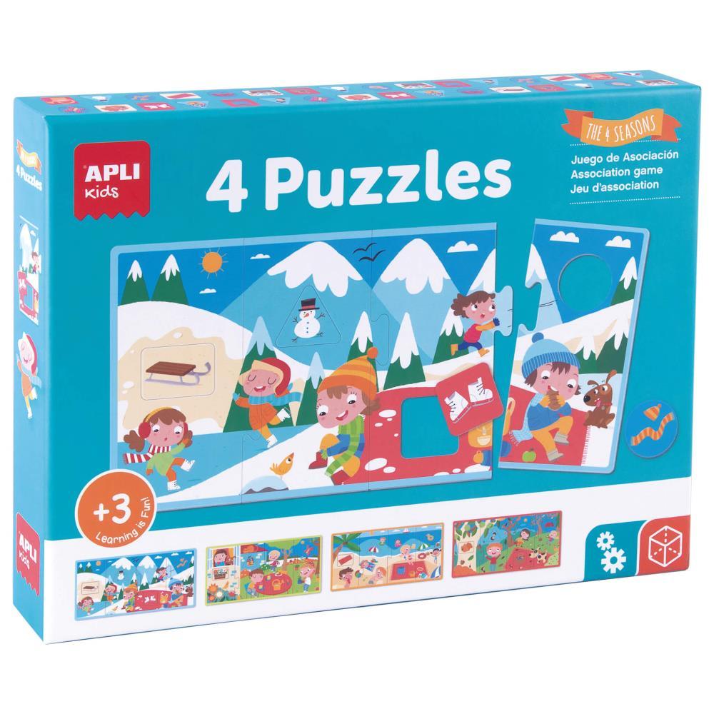 4 XL Seasons Puzzles