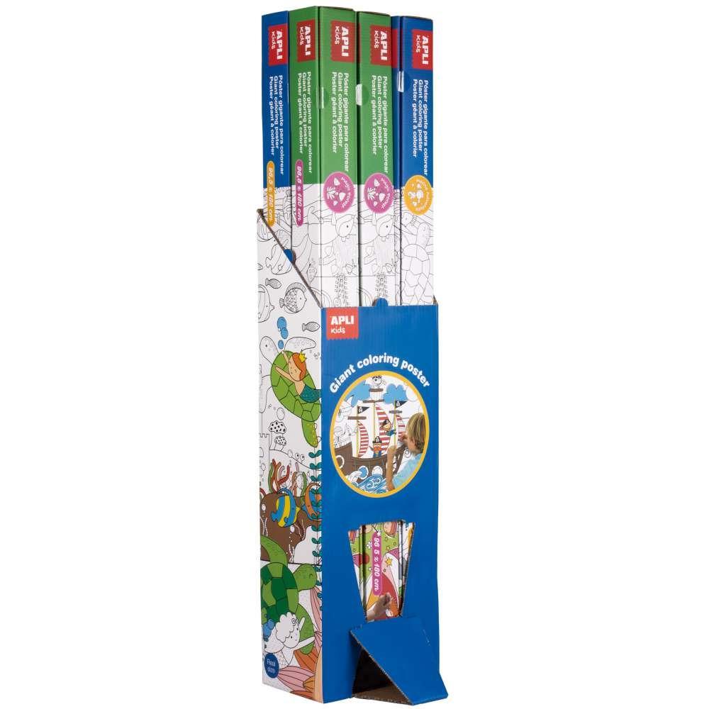 Póster Gigante para colorear ApliKids