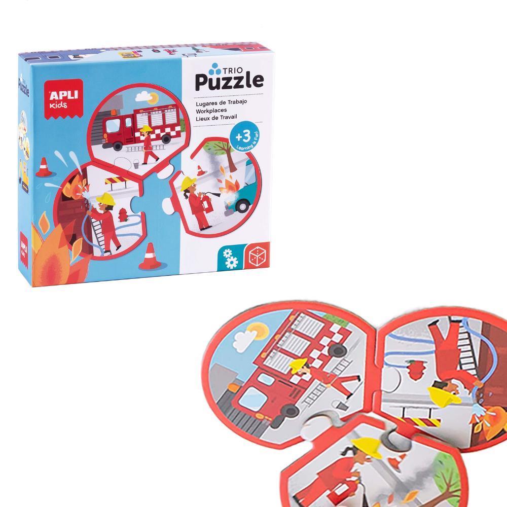 8 3 Piece Professions Puzzles