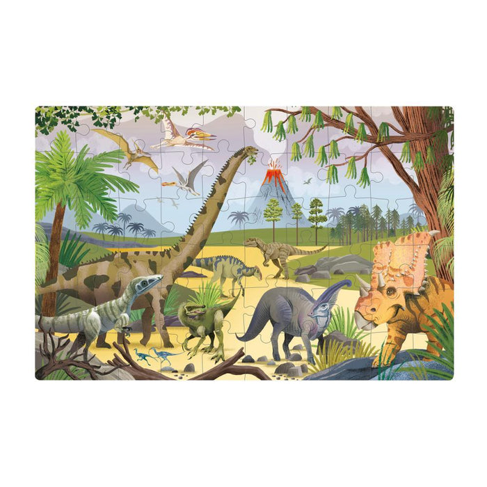 Puzzle Glow In The Dark Dinossauros 60 Peças