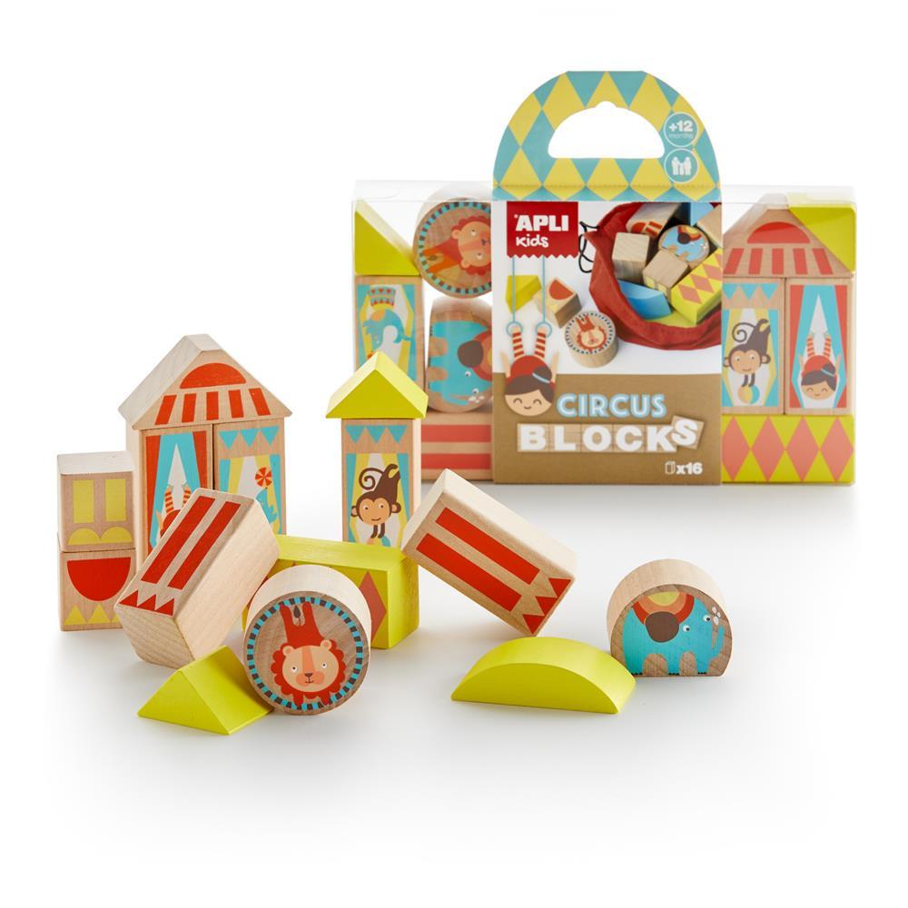 Blocos de Madeira Aplikids Circo