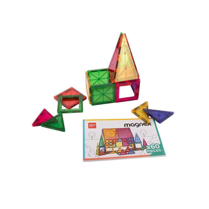 Jogo de Construções Magnéticas Apli Kids 60 Peças
