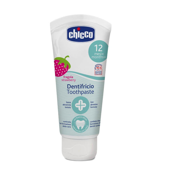 Dentífrico Chicco Morango 12m+