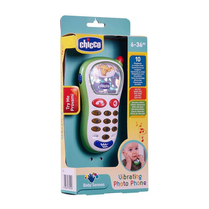 Cell phone vibrates and captures