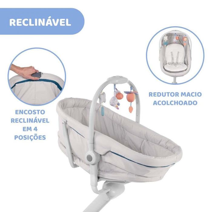 Cuna Baby Hug 4 en 1 Glacial