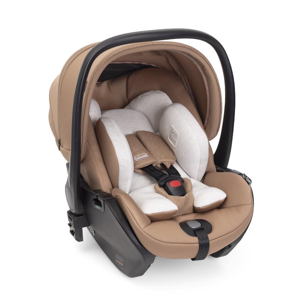 Silla reclinable Chicco First Seat color caramelo, 40-87 cm.