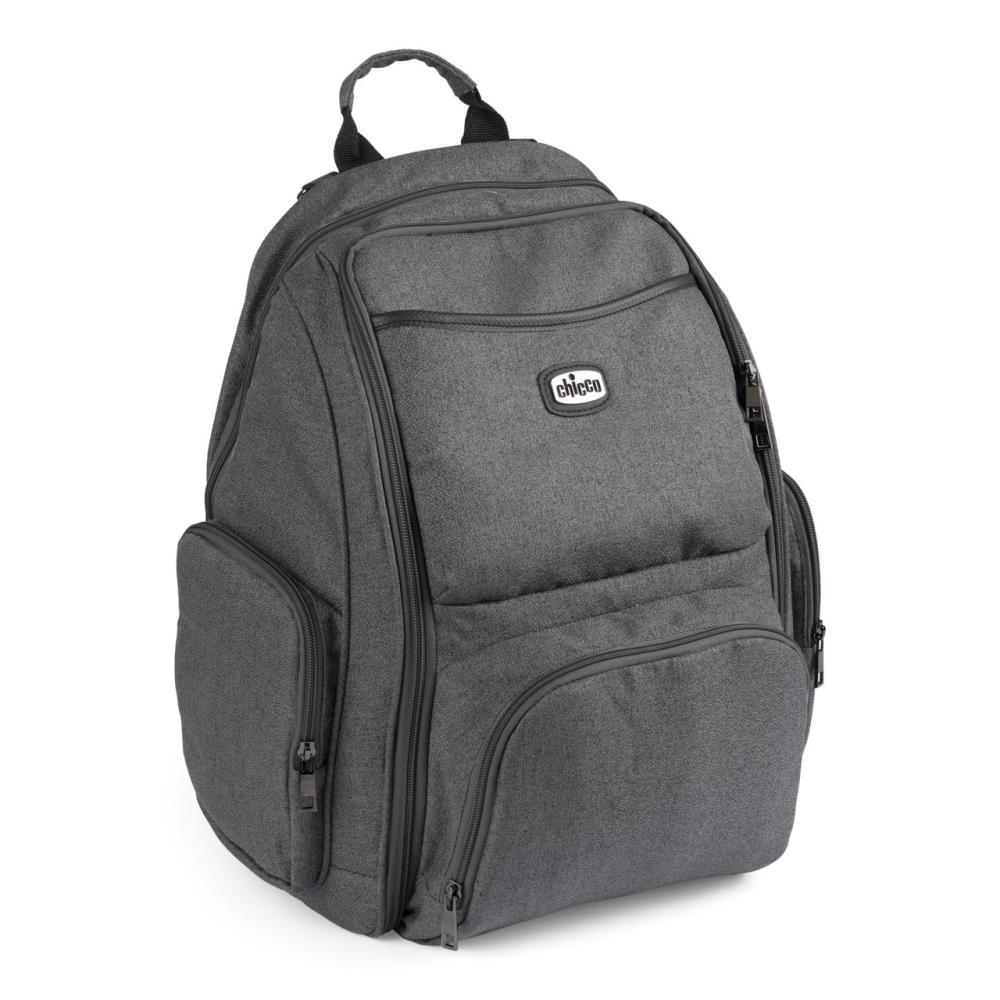 Mochila com Muda-Fraldas Chicco Black Satin