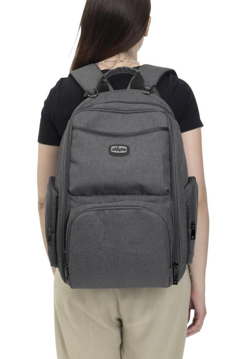 Mochila com Muda-Fraldas Chicco Black Satin