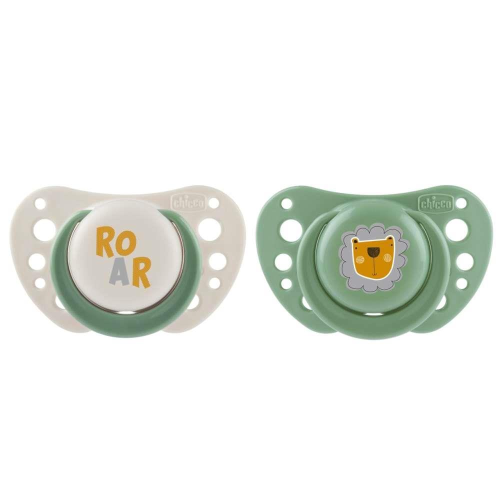 2 Chupetas Physio Air Silicone 2-6m Verde