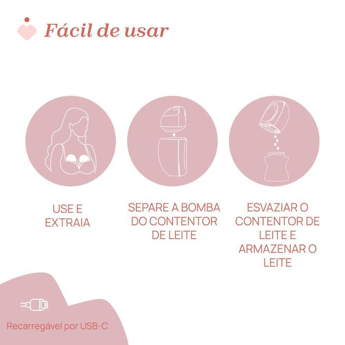 Bomba Tira-Leite Elétrica Mãos Livres Dupla Chicco