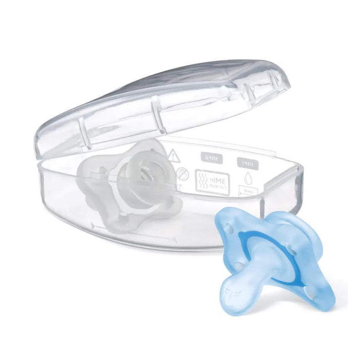 2 Chupetas Chicco PhysioForma Mini Soft Azul 0-2m