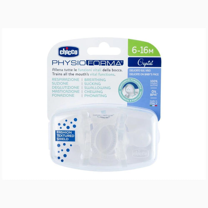 2 Chupetas Chicco Physioforma Soft Crystal em Silicone 6-16m