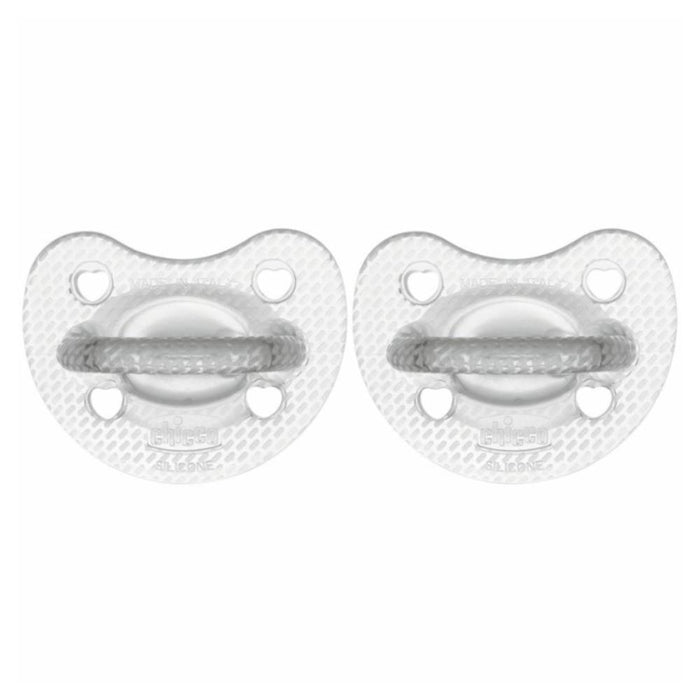 2 Chupetas Chicco Physioforma Soft Crystal em Silicone 6-16m
