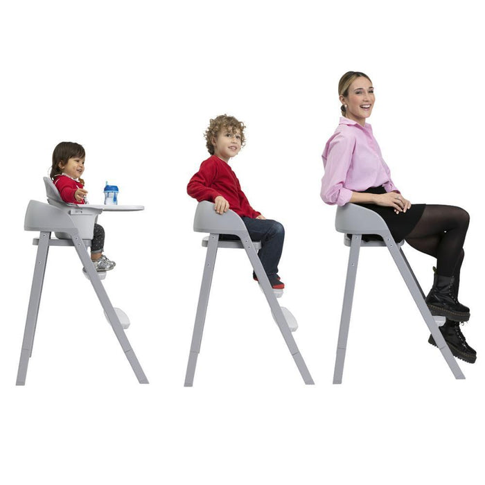 Cadeira da Papa Chicco Crescendo Up Steel Cloud