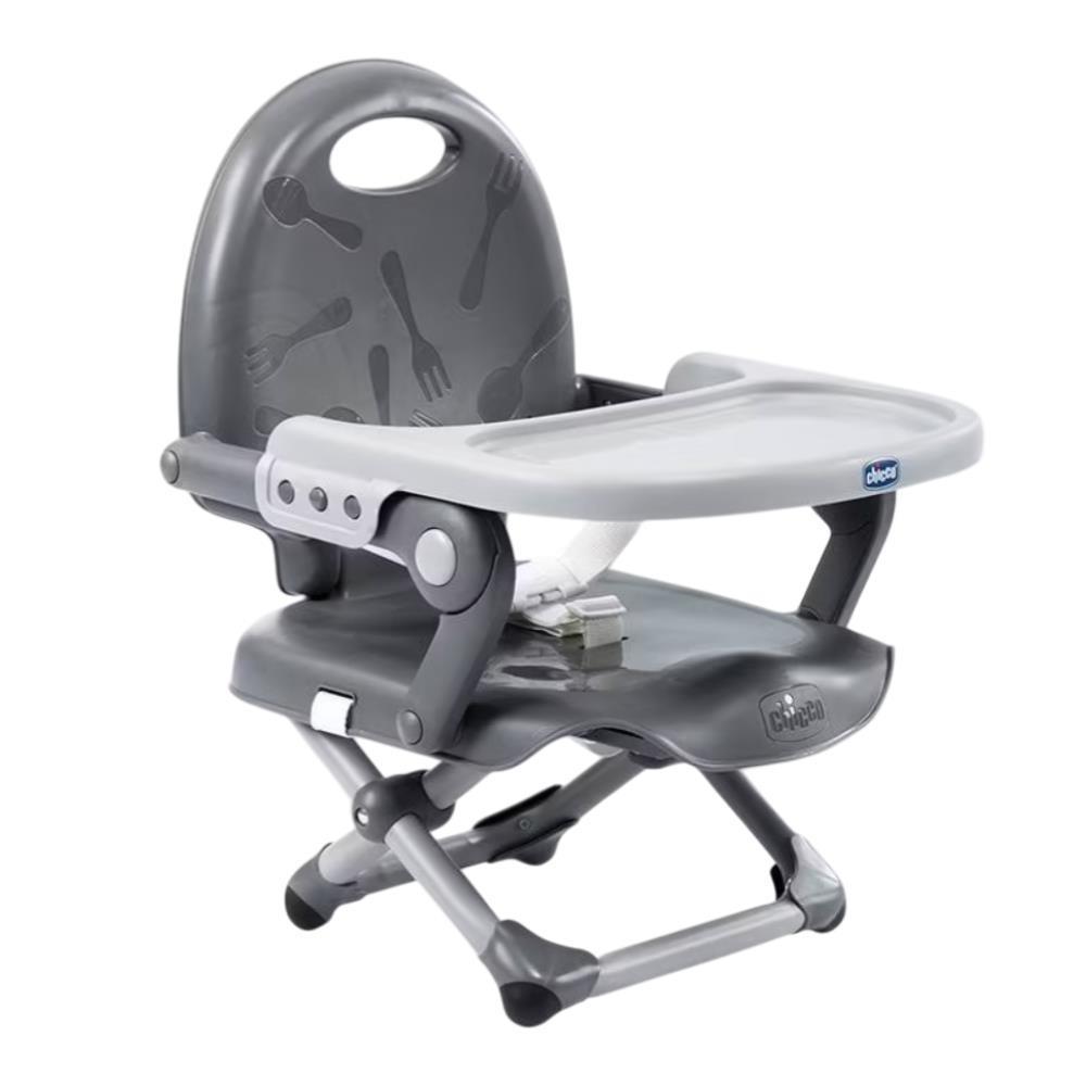 Cadeira da Papa Portátil Chicco Pocket Snack Dark Grey