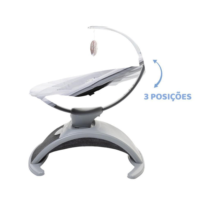 Espreguiçadeira Elétrica Chicco Comfy Wave Silver Spring