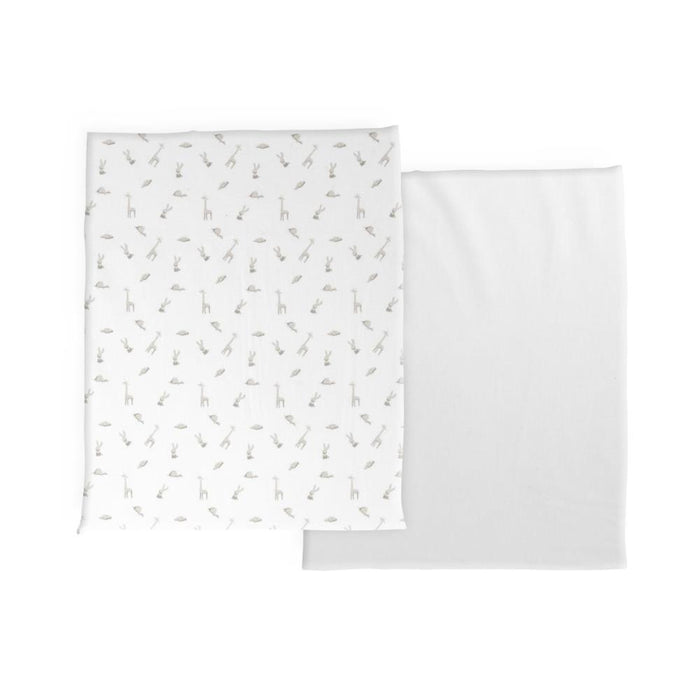 Conjunto de 2 Lençóis em Algodão Cloud para Chicco Next2Me Forever