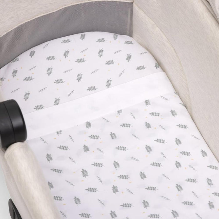 Conjunto de 2 Lençóis em Bambu Chicco Greenery para Alcofa