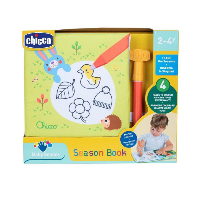 Libro para colorear de las estaciones