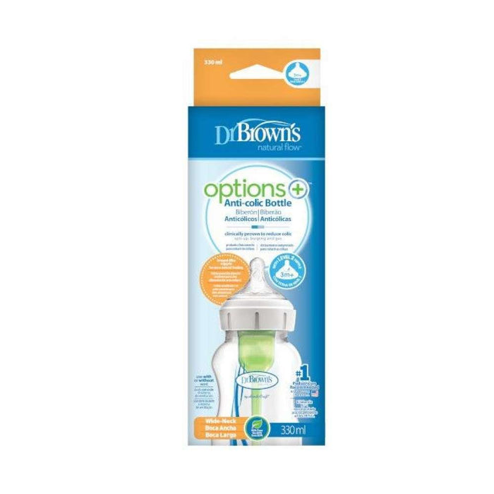 Dr Browns Options+ Biberón Boca Ancha 330 ml