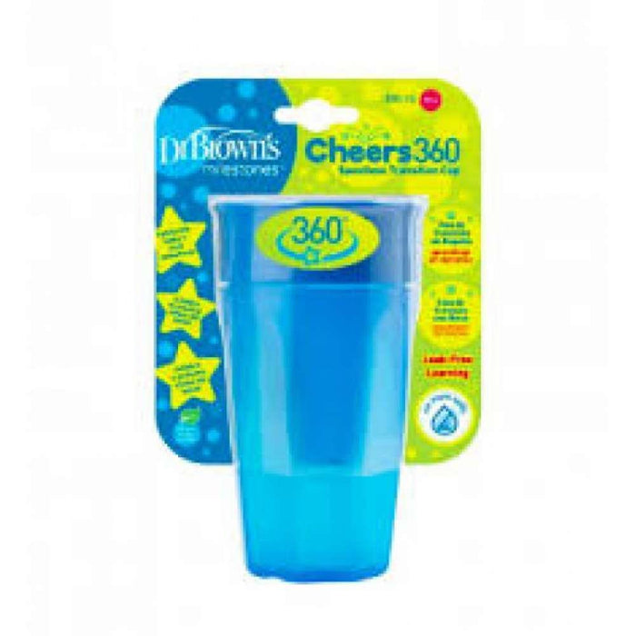 Copo de Transição Dr. Browns 360º Azul 300ml