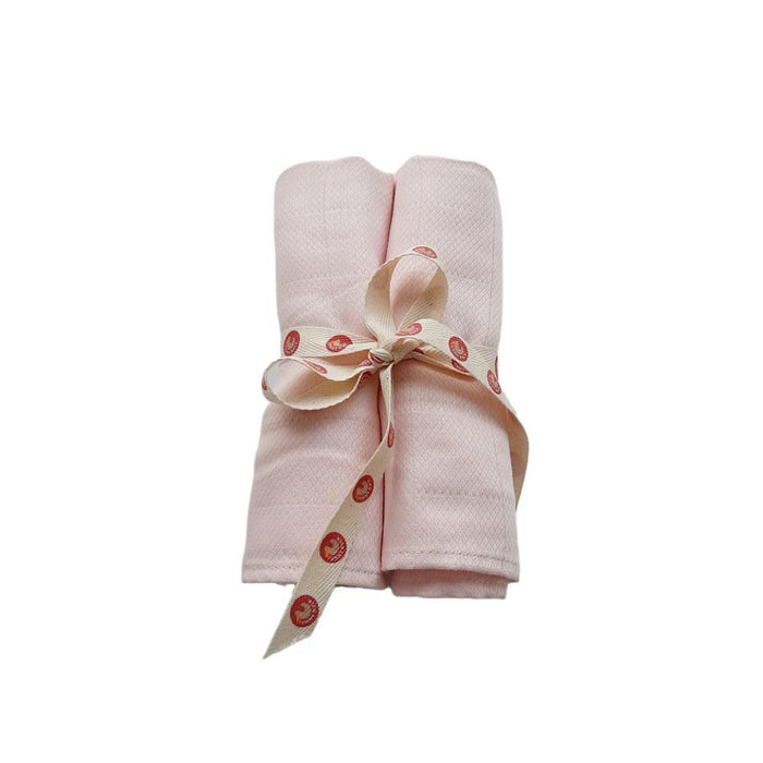 Pack 2 Fraldas/Musselinas Funny Duck em Algodão Rosa 70x70 cm