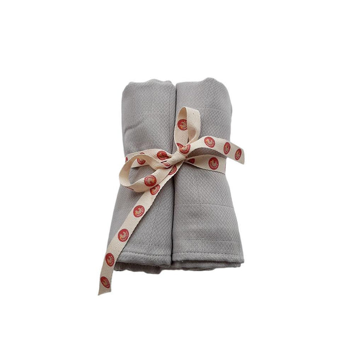 Pack 2 Fraldas/Musselinas Funny Duck em Algodão Cinza 70x70 cm