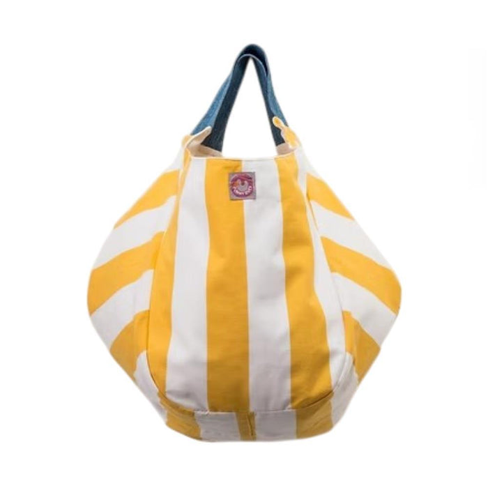 Bolsa de Verão Funny Duck Riscas Amarelo