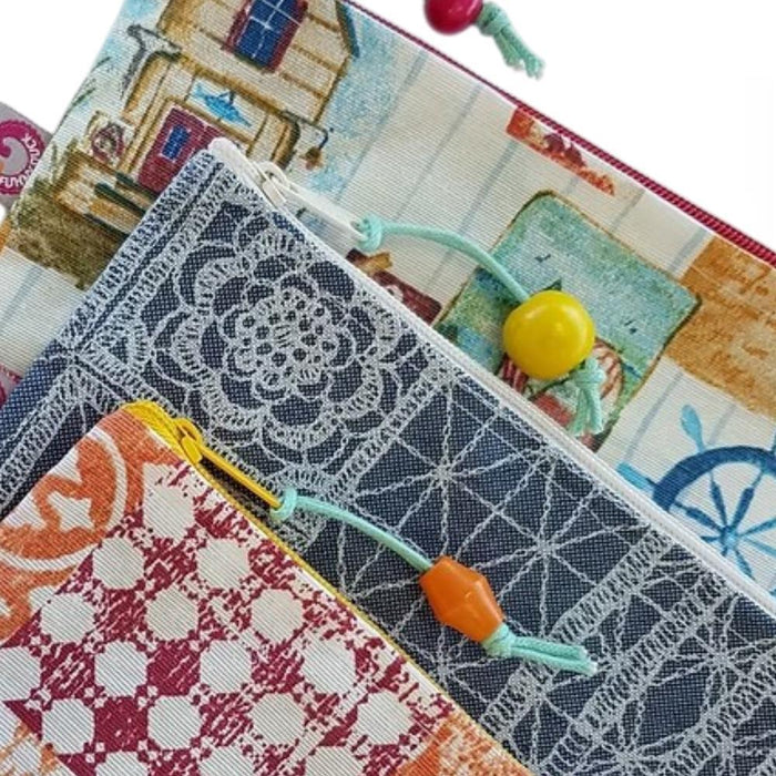 Bolsa de Biquíni Funny Duck Patchwork Laranja
