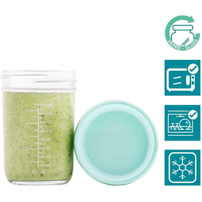 4 Recipientes Babymoov Babybols em Vidro 220ml