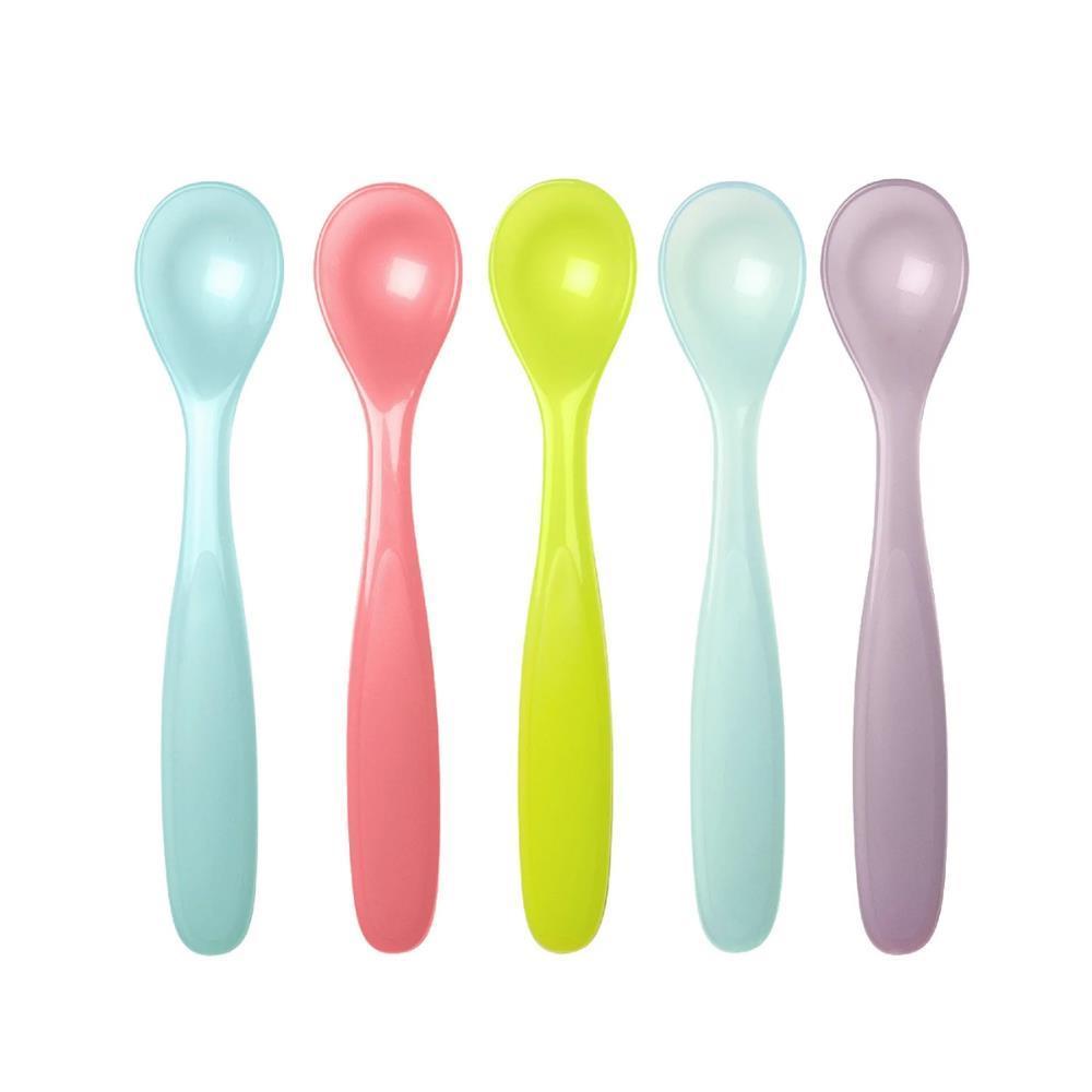 Badabulle 5 Flexible Spoons 4m+ Pastel Colors B005409
