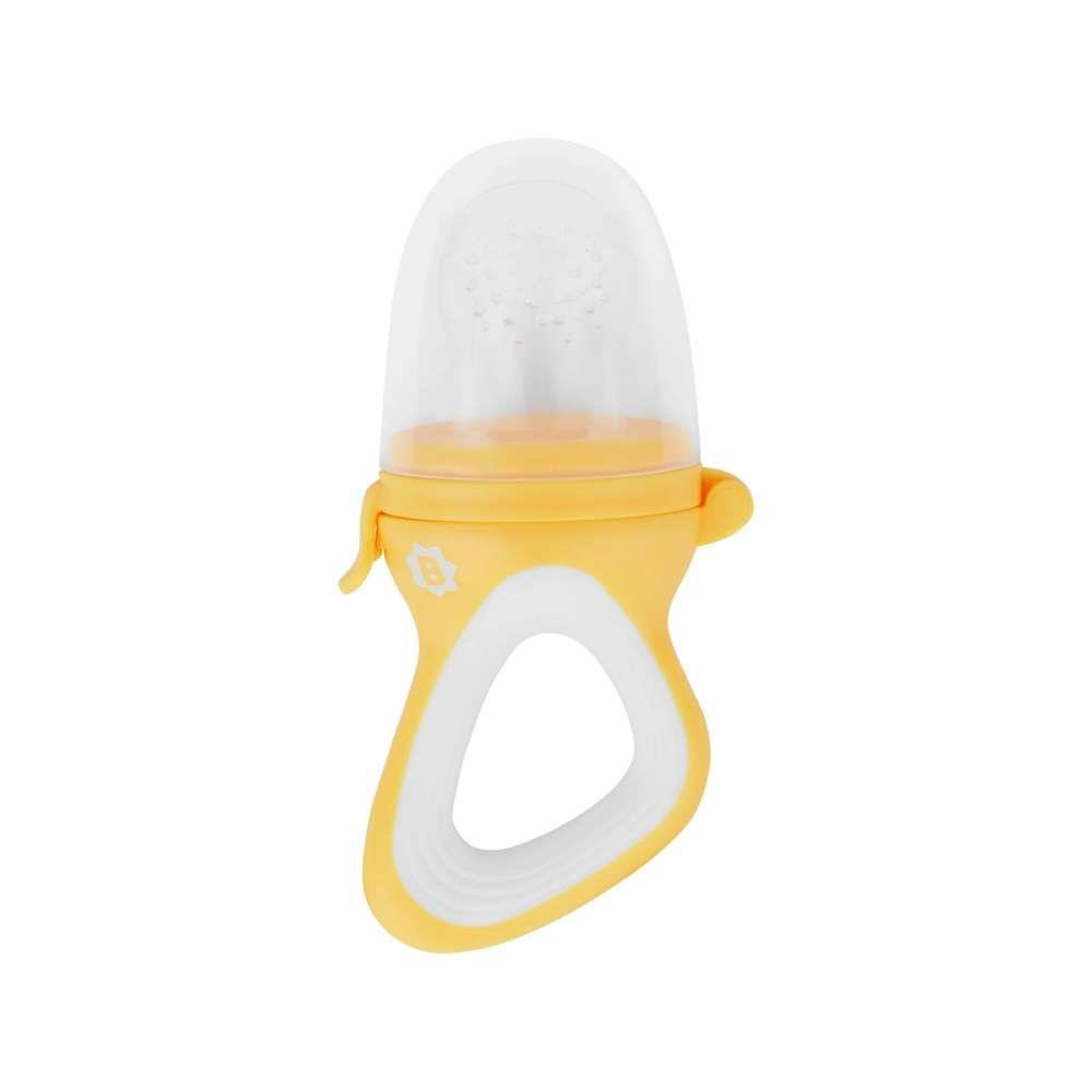 Dispensador de comida amarillo Badabulle con tapa